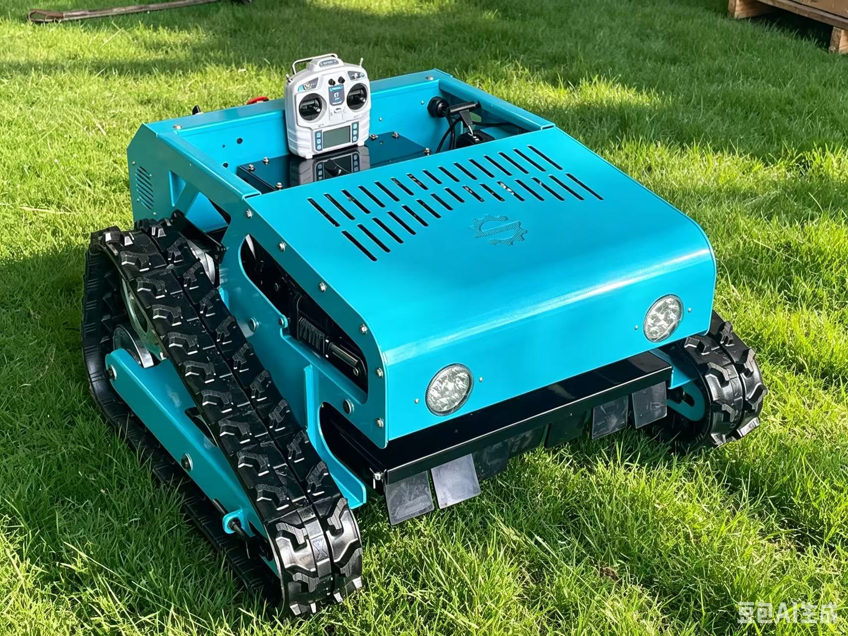 ROVEKRA R55, débroussailleuse radiocommandée compacte sur chenilles